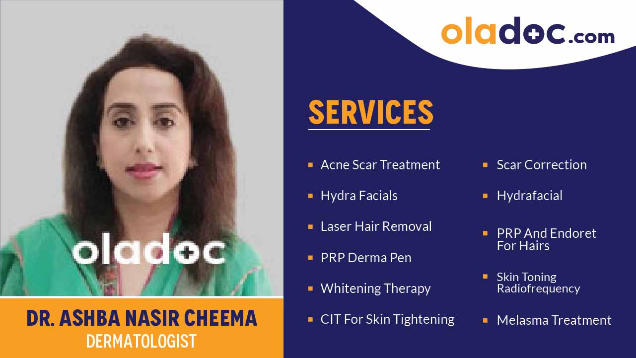 Services provided by Dr.Ashba Nasir Cheema